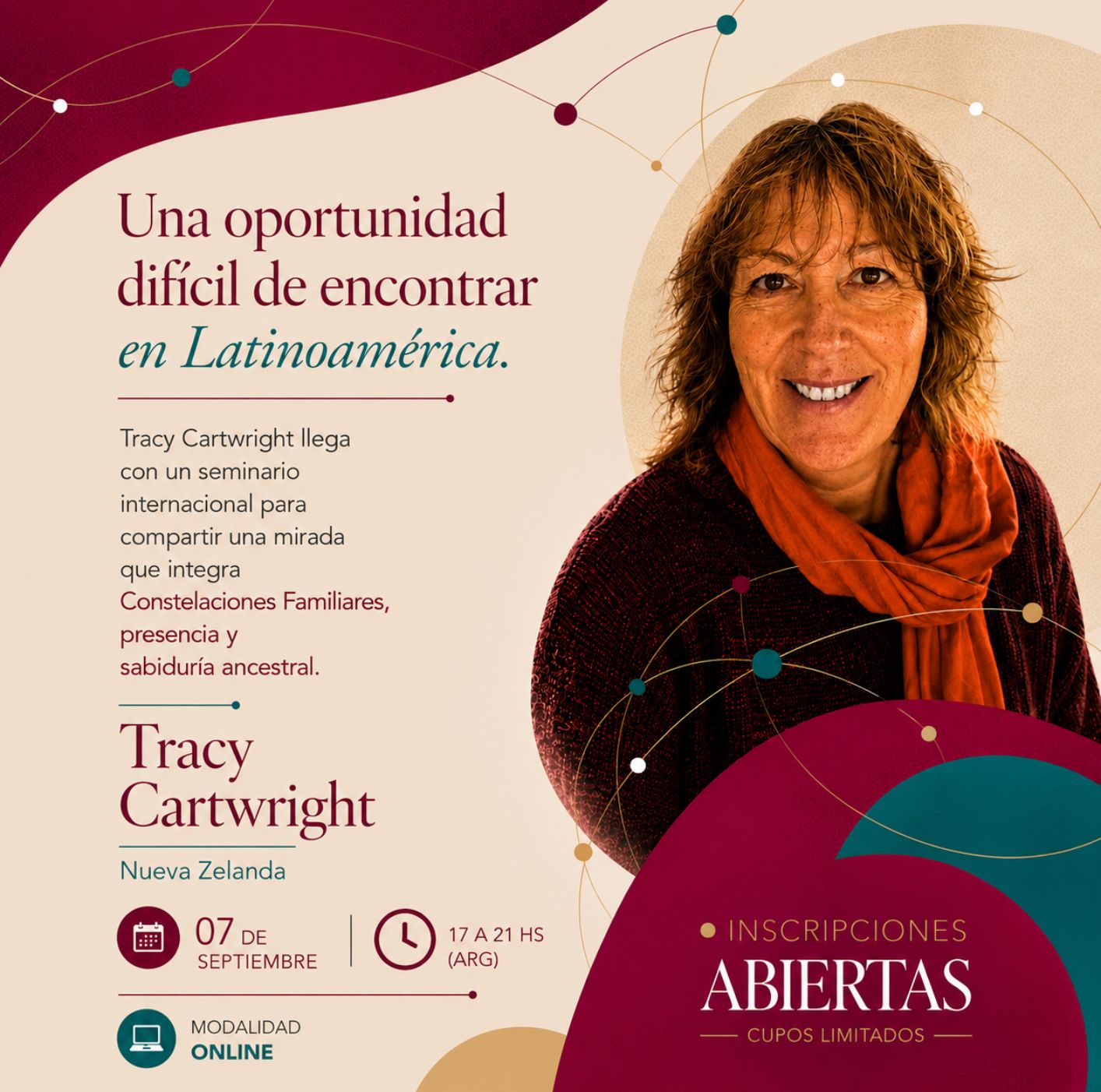 Tracy Cartwright · Seminario Internacional